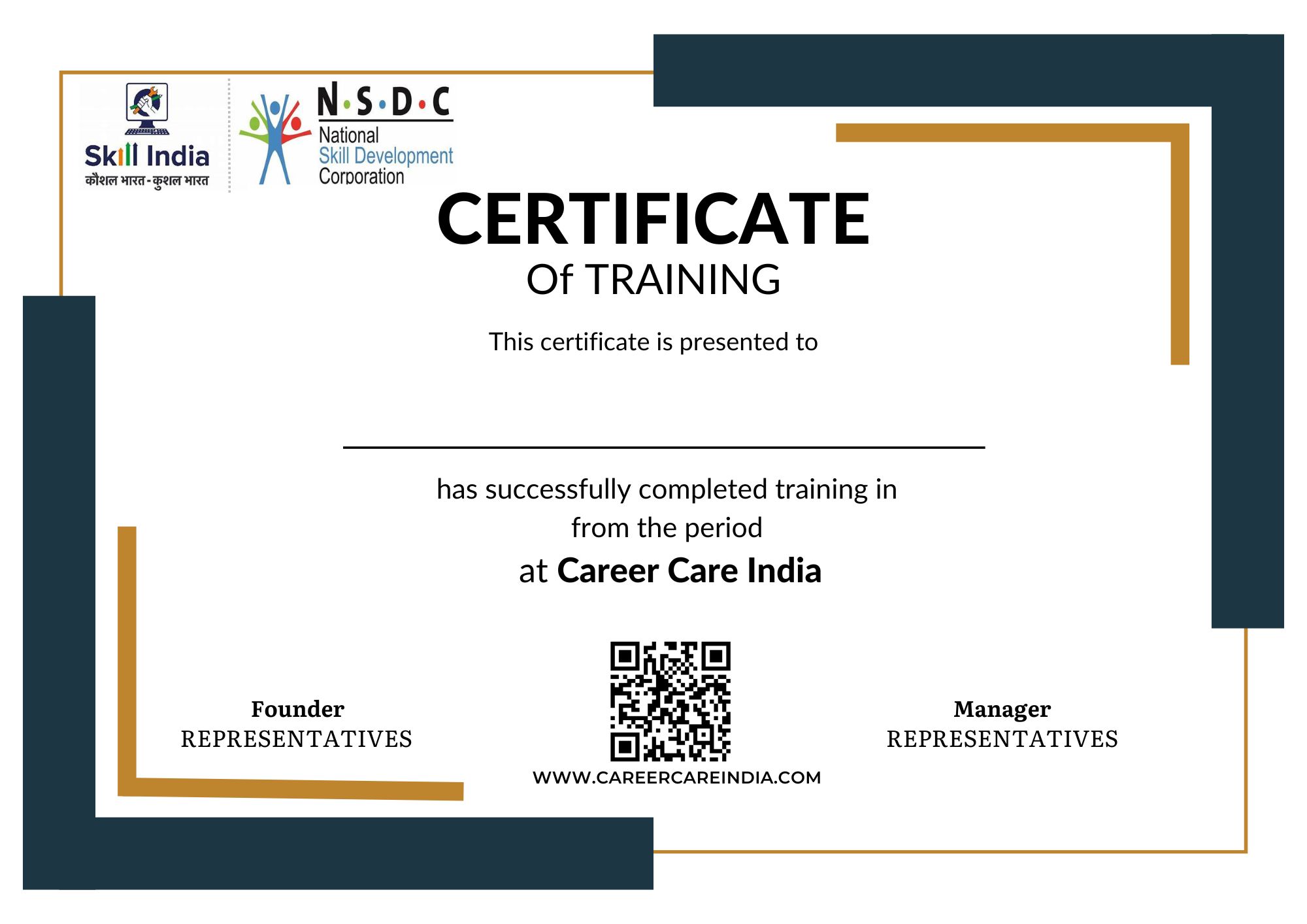 Sample Certificate Image